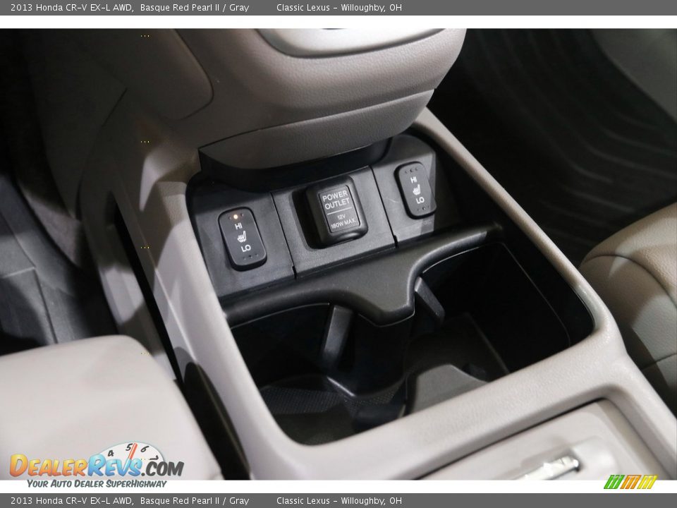 2013 Honda CR-V EX-L AWD Basque Red Pearl II / Gray Photo #18