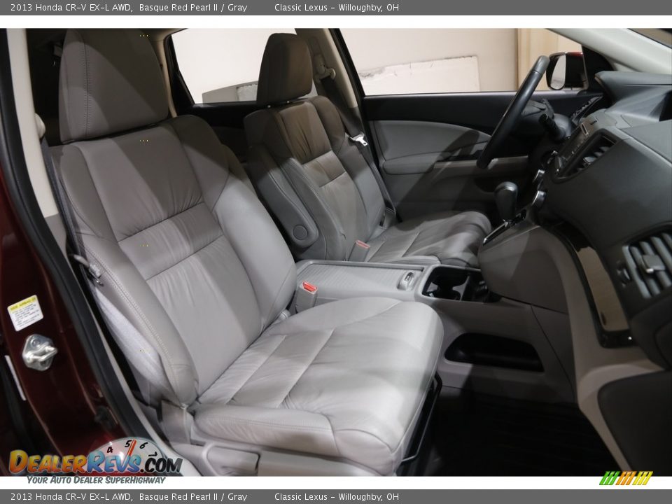 2013 Honda CR-V EX-L AWD Basque Red Pearl II / Gray Photo #19
