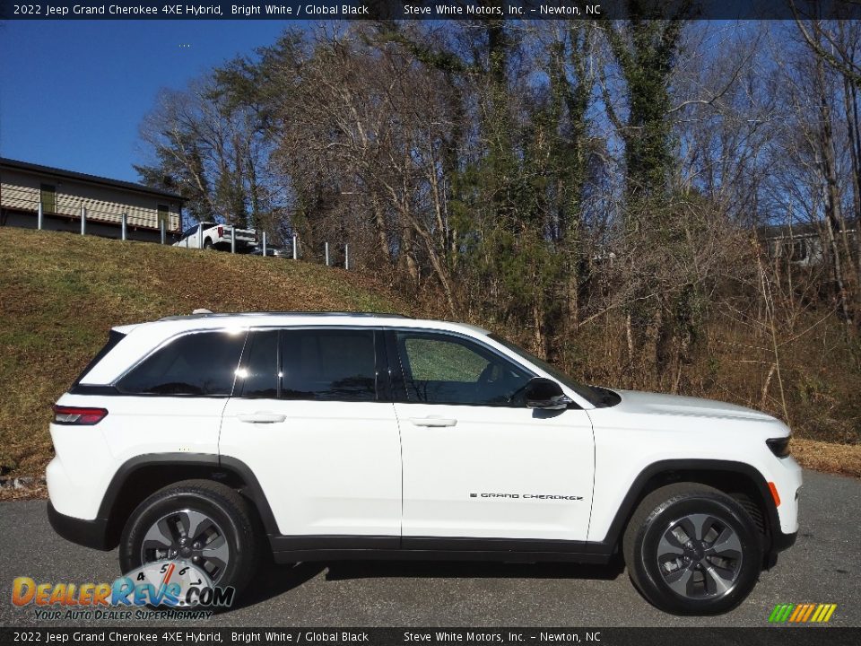 2022 Jeep Grand Cherokee 4XE Hybrid Bright White / Global Black Photo #7