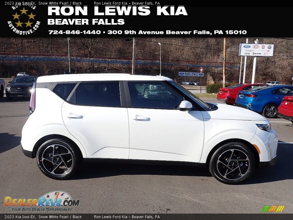 2023 Kia Soul EX Snow White Pearl / Black Photo #1