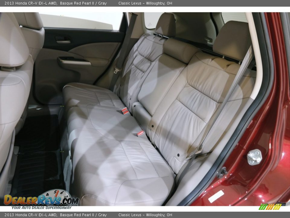 2013 Honda CR-V EX-L AWD Basque Red Pearl II / Gray Photo #21