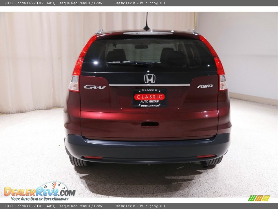2013 Honda CR-V EX-L AWD Basque Red Pearl II / Gray Photo #22
