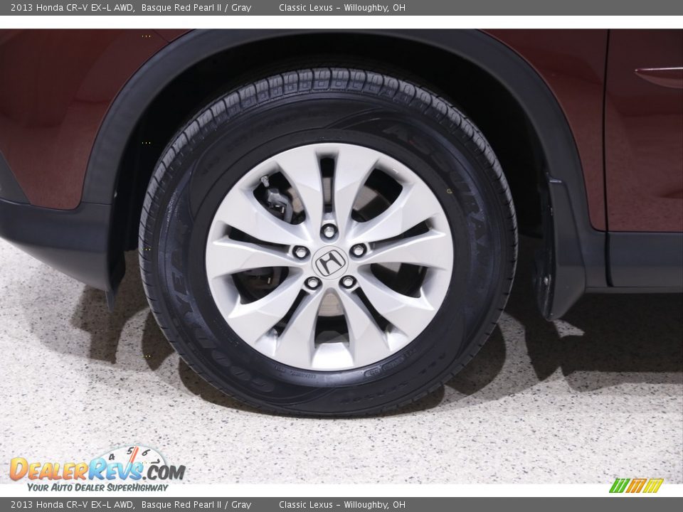 2013 Honda CR-V EX-L AWD Basque Red Pearl II / Gray Photo #24