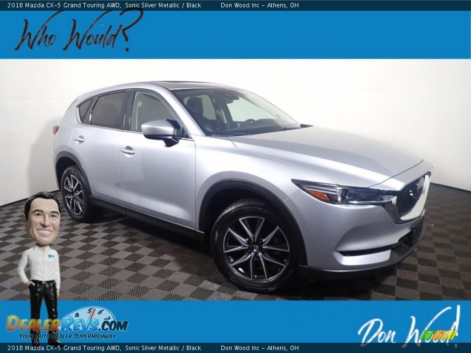 2018 Mazda CX-5 Grand Touring AWD Sonic Silver Metallic / Black Photo #1
