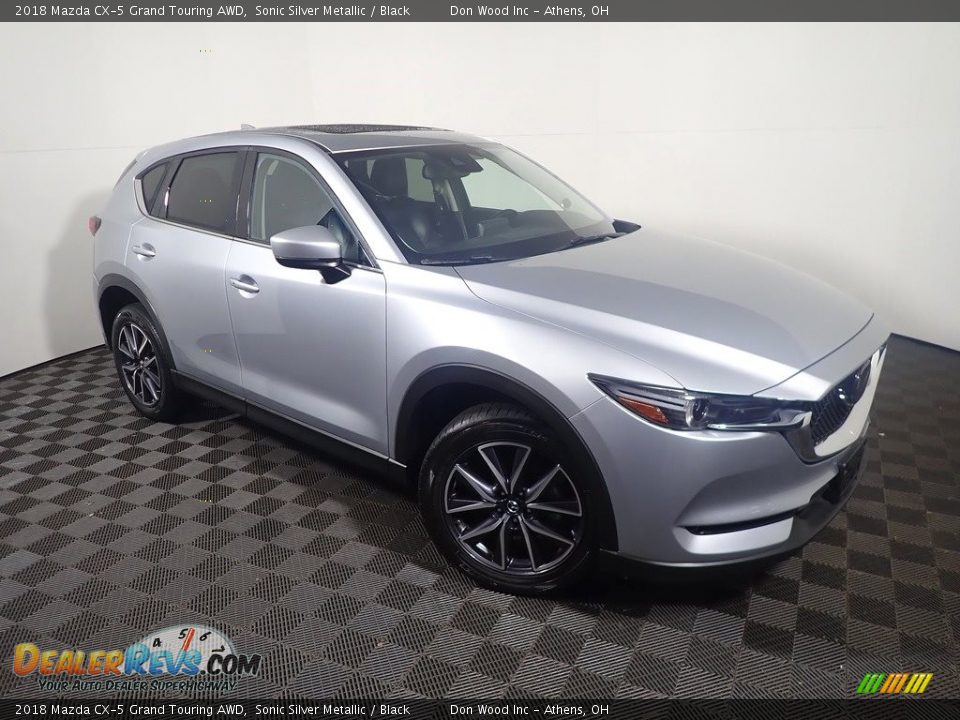 2018 Mazda CX-5 Grand Touring AWD Sonic Silver Metallic / Black Photo #5