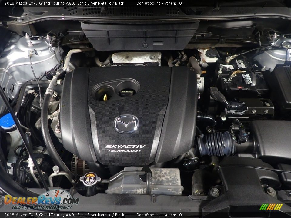 2018 Mazda CX-5 Grand Touring AWD Sonic Silver Metallic / Black Photo #8