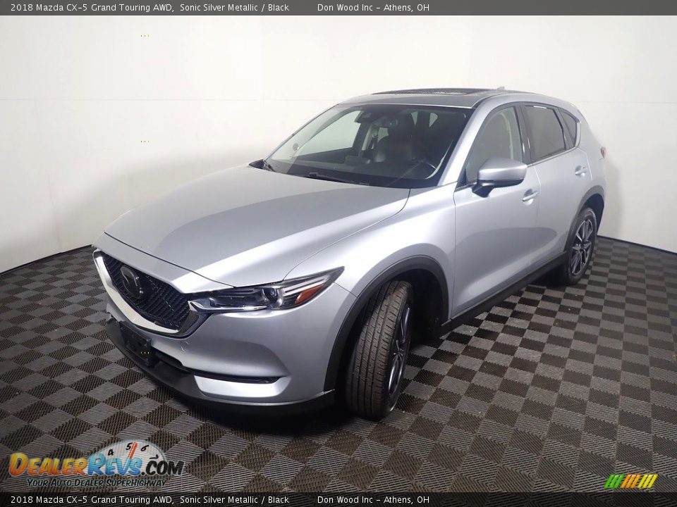 2018 Mazda CX-5 Grand Touring AWD Sonic Silver Metallic / Black Photo #10