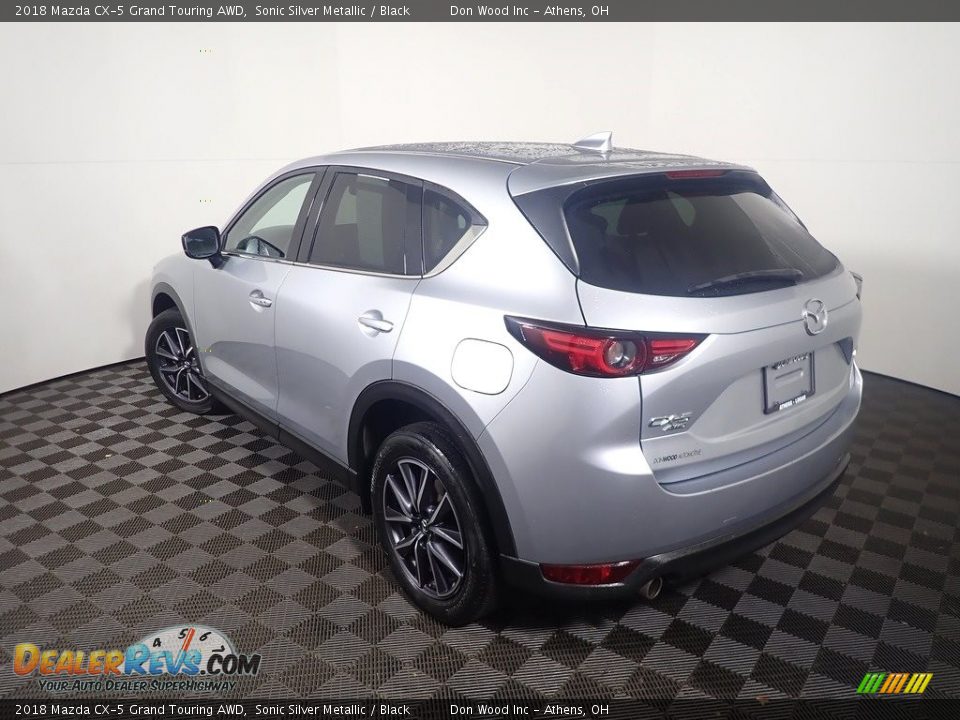 2018 Mazda CX-5 Grand Touring AWD Sonic Silver Metallic / Black Photo #12