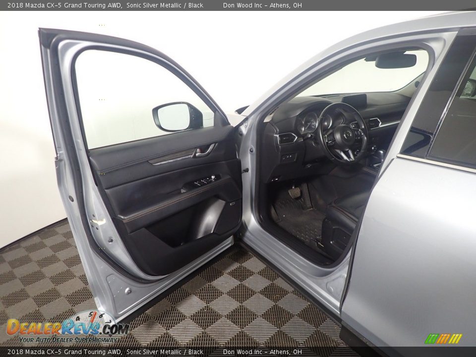 2018 Mazda CX-5 Grand Touring AWD Sonic Silver Metallic / Black Photo #19