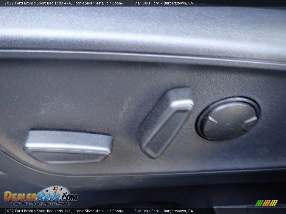 2022 Ford Bronco Sport Badlands 4x4 Iconic Silver Metallic / Ebony Photo #15