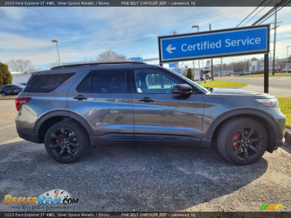 2020 Ford Explorer ST 4WD Silver Spruce Metallic / Ebony Photo #6