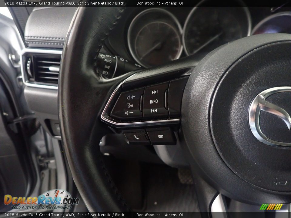 2018 Mazda CX-5 Grand Touring AWD Sonic Silver Metallic / Black Photo #28