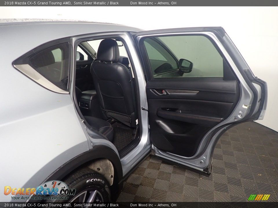 2018 Mazda CX-5 Grand Touring AWD Sonic Silver Metallic / Black Photo #35