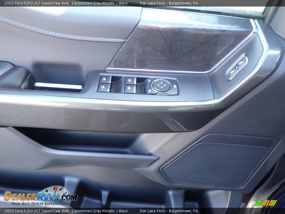 2022 Ford F150 XLT SuperCrew 4x4 Carbonized Gray Metallic / Black Photo #15