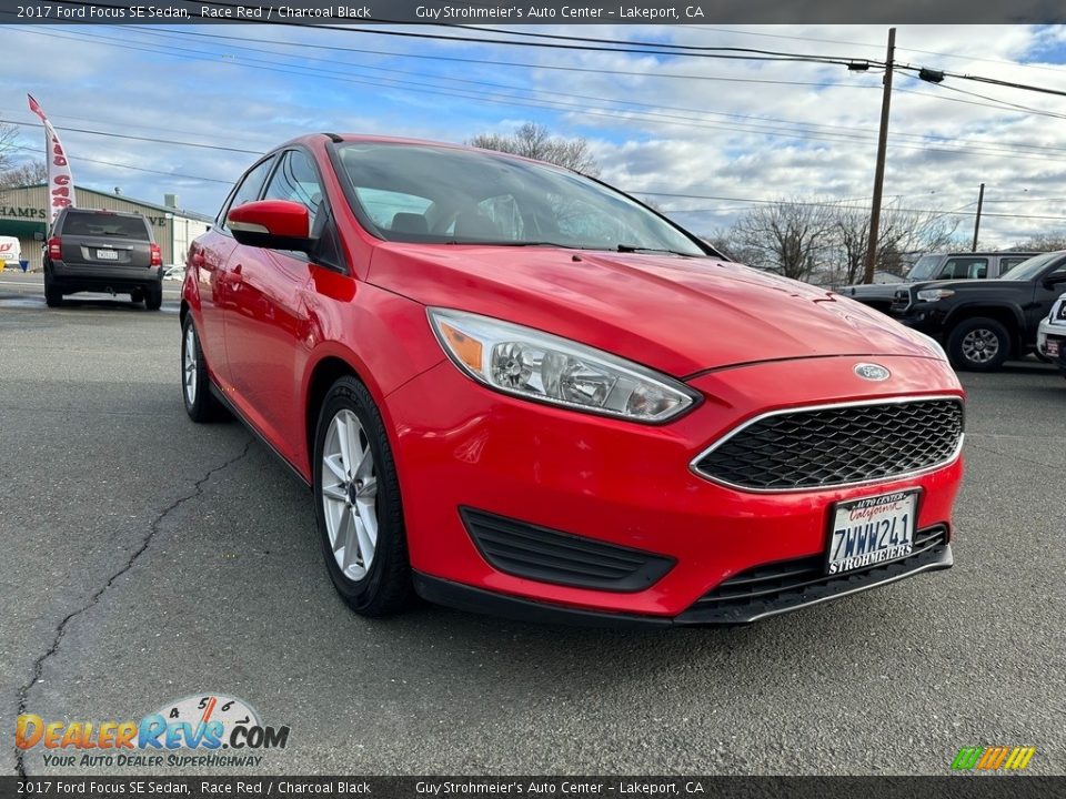 2017 Ford Focus SE Sedan Race Red / Charcoal Black Photo #1