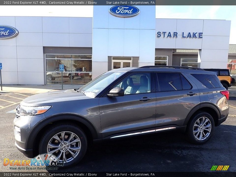 2022 Ford Explorer XLT 4WD Carbonized Gray Metallic / Ebony Photo #1