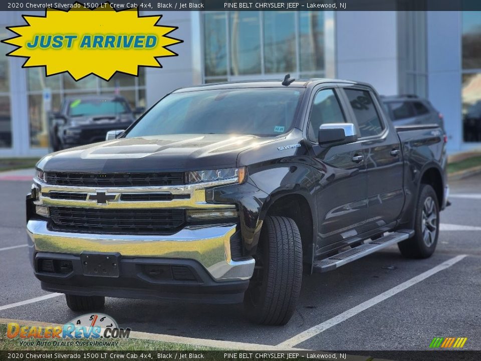 2020 Chevrolet Silverado 1500 LT Crew Cab 4x4 Black / Jet Black Photo #1