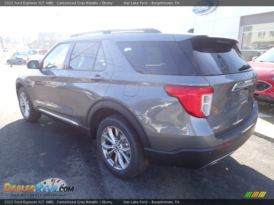 2022 Ford Explorer XLT 4WD Carbonized Gray Metallic / Ebony Photo #3