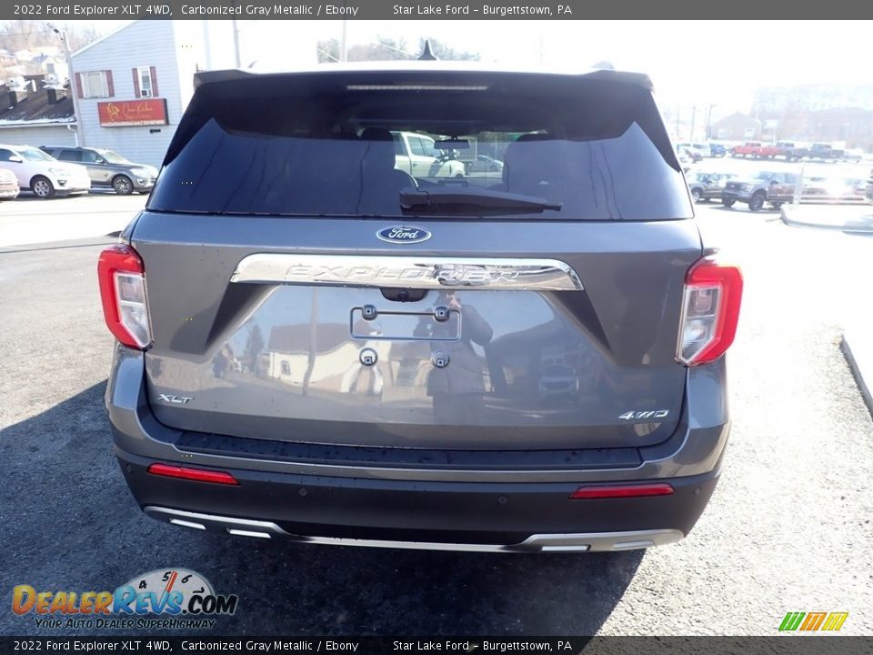 2022 Ford Explorer XLT 4WD Carbonized Gray Metallic / Ebony Photo #4