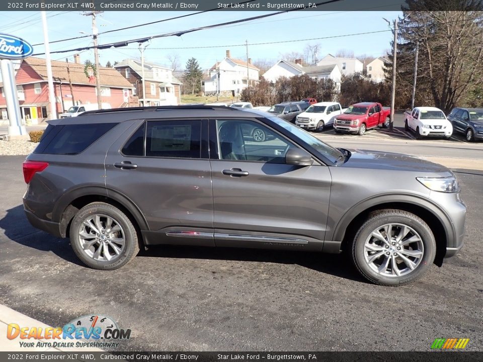 2022 Ford Explorer XLT 4WD Carbonized Gray Metallic / Ebony Photo #6