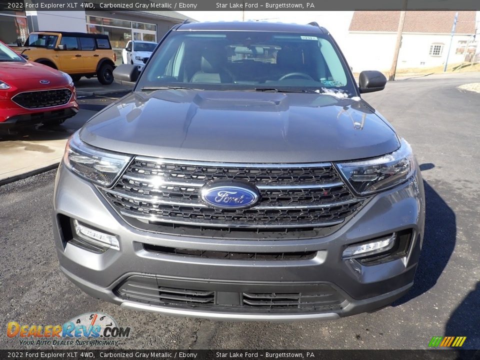 2022 Ford Explorer XLT 4WD Carbonized Gray Metallic / Ebony Photo #8