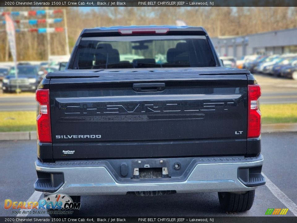 2020 Chevrolet Silverado 1500 LT Crew Cab 4x4 Black / Jet Black Photo #8