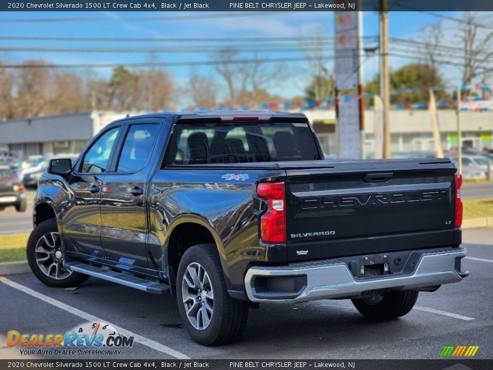 2020 Chevrolet Silverado 1500 LT Crew Cab 4x4 Black / Jet Black Photo #9