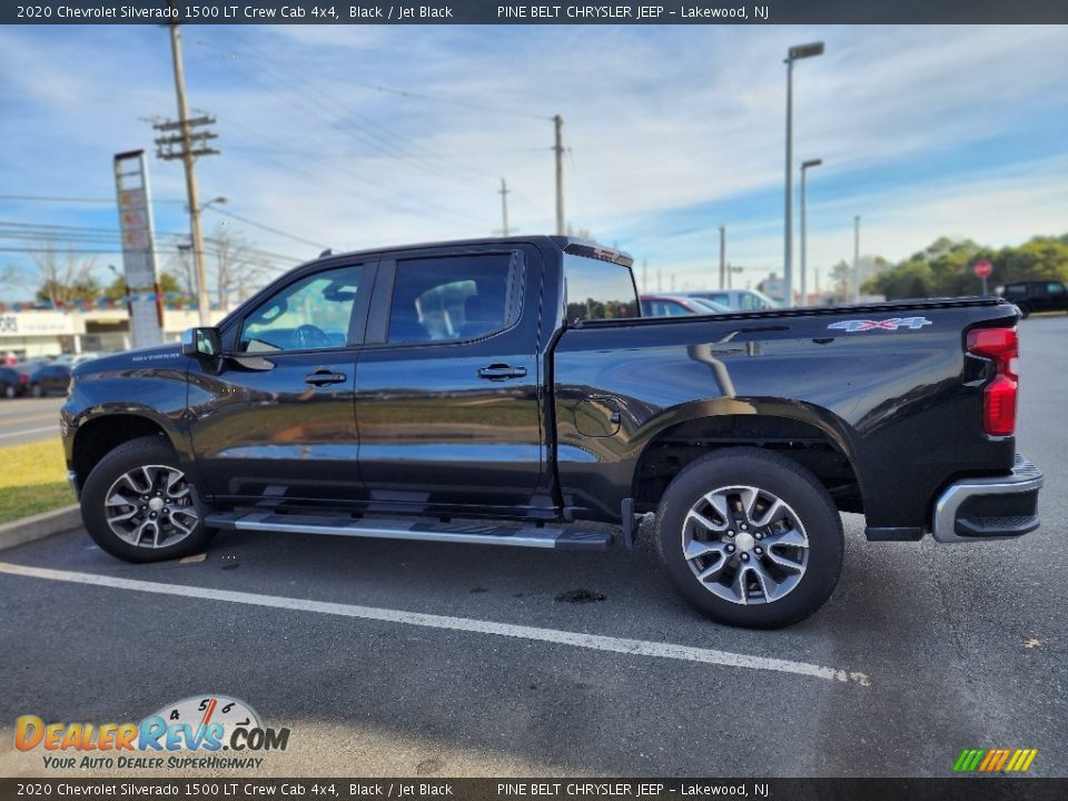 2020 Chevrolet Silverado 1500 LT Crew Cab 4x4 Black / Jet Black Photo #10