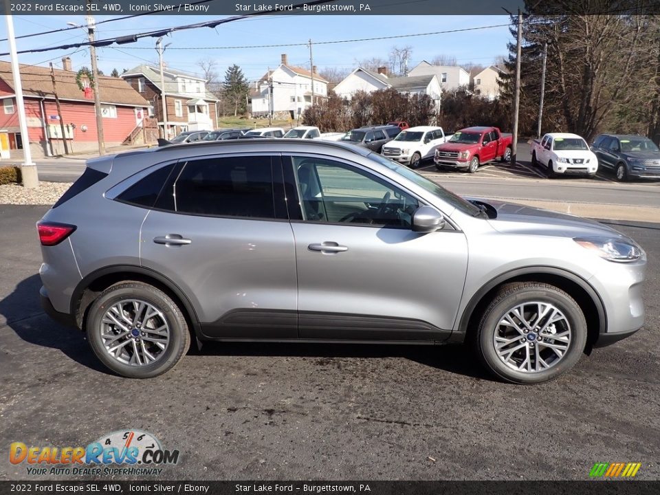 2022 Ford Escape SEL 4WD Iconic Silver / Ebony Photo #6