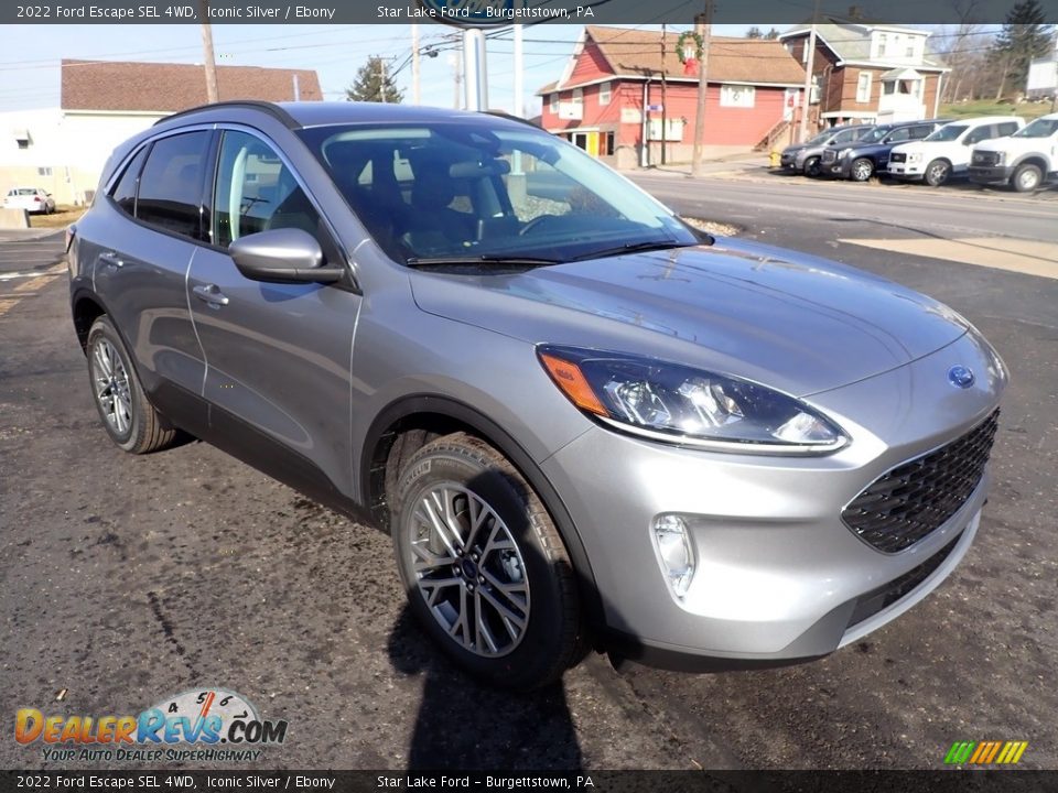 2022 Ford Escape SEL 4WD Iconic Silver / Ebony Photo #7