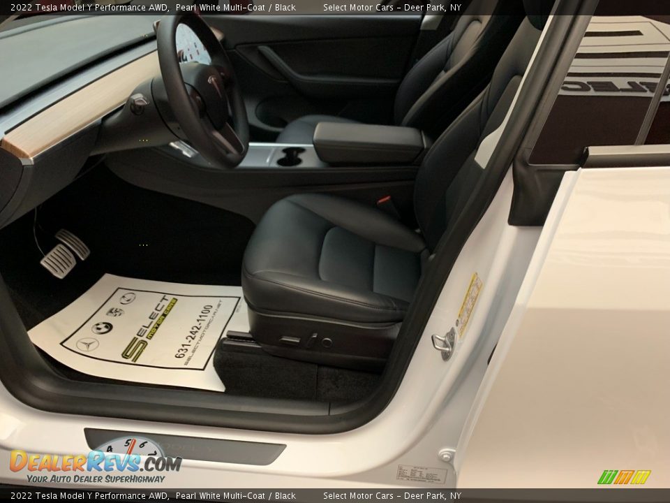 2022 Tesla Model Y Performance AWD Pearl White Multi-Coat / Black Photo #7