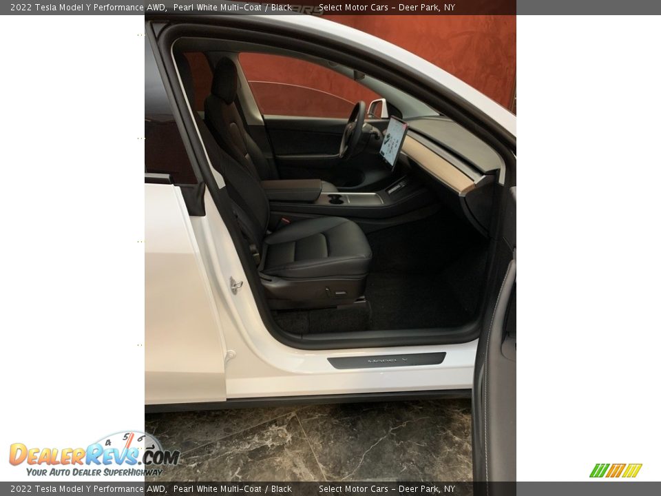 2022 Tesla Model Y Performance AWD Pearl White Multi-Coat / Black Photo #8