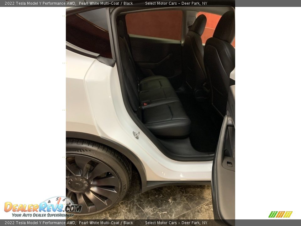 2022 Tesla Model Y Performance AWD Pearl White Multi-Coat / Black Photo #11
