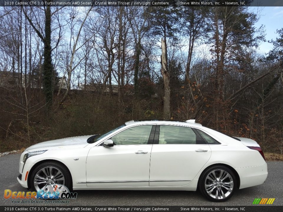 Crystal White Tricoat 2018 Cadillac CT6 3.0 Turbo Platinum AWD Sedan Photo #1