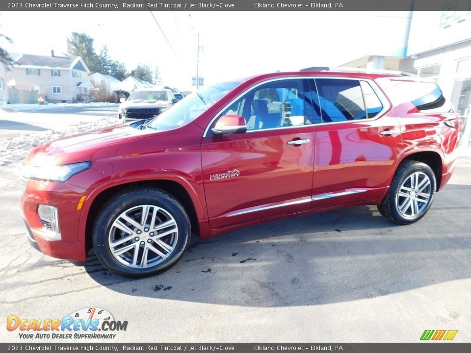 2023 Chevrolet Traverse High Country Radiant Red Tintcoat / Jet Black/­Clove Photo #1