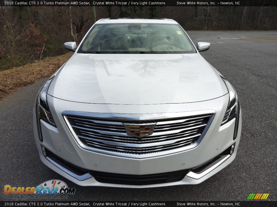 2018 Cadillac CT6 3.0 Turbo Platinum AWD Sedan Crystal White Tricoat / Very Light Cashmere Photo #5