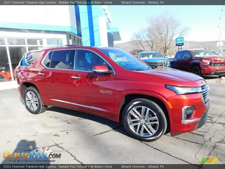 Radiant Red Tintcoat 2023 Chevrolet Traverse High Country Photo #6