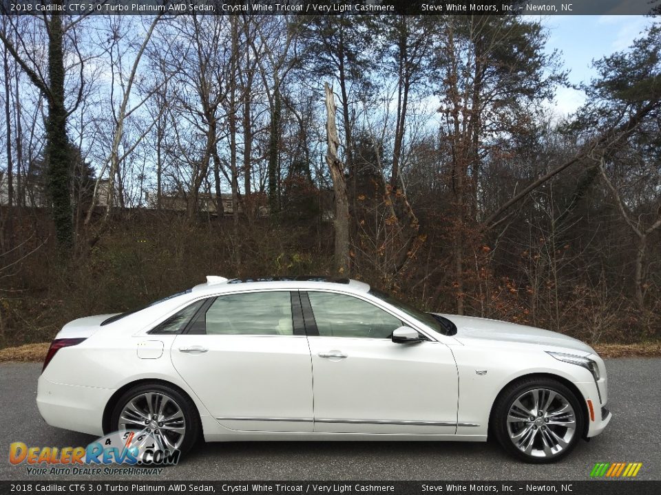 Crystal White Tricoat 2018 Cadillac CT6 3.0 Turbo Platinum AWD Sedan Photo #7