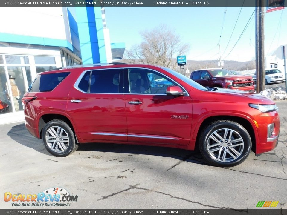 Radiant Red Tintcoat 2023 Chevrolet Traverse High Country Photo #7