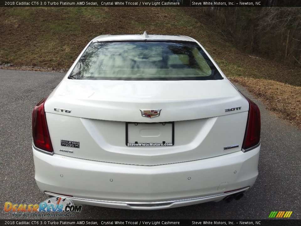 2018 Cadillac CT6 3.0 Turbo Platinum AWD Sedan Crystal White Tricoat / Very Light Cashmere Photo #9