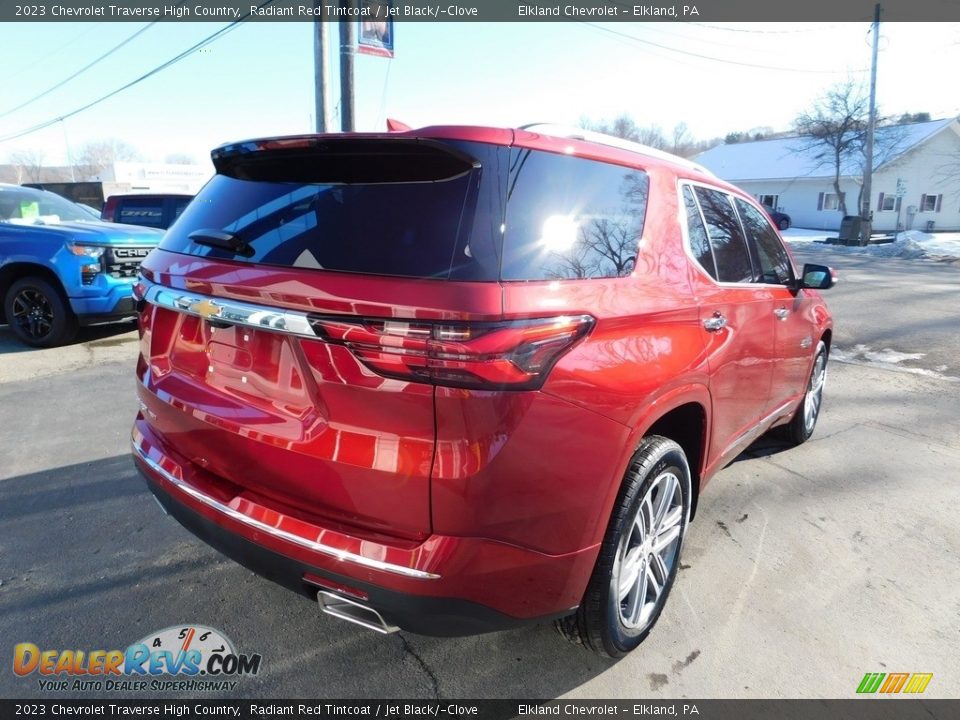 2023 Chevrolet Traverse High Country Radiant Red Tintcoat / Jet Black/­Clove Photo #10