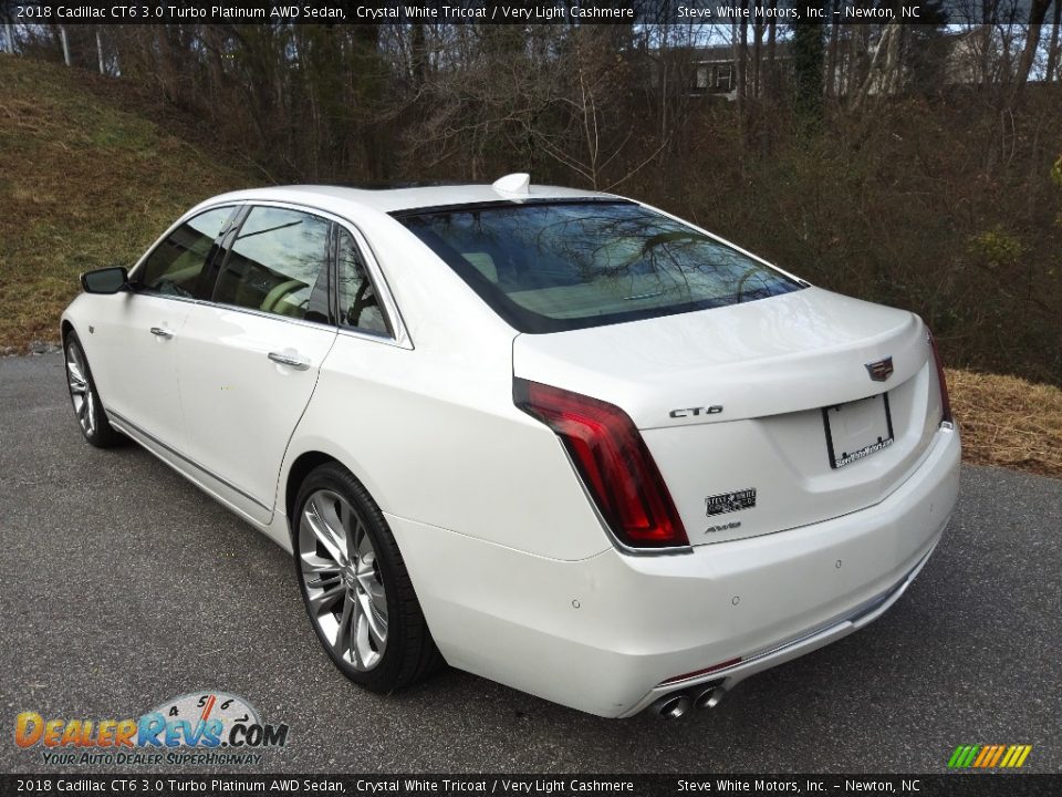 2018 Cadillac CT6 3.0 Turbo Platinum AWD Sedan Crystal White Tricoat / Very Light Cashmere Photo #10