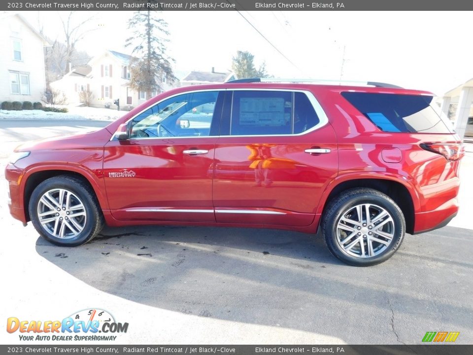 2023 Chevrolet Traverse High Country Radiant Red Tintcoat / Jet Black/­Clove Photo #13
