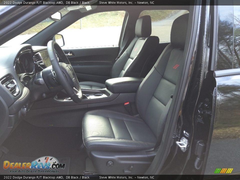 Front Seat of 2022 Dodge Durango R/T Blacktop AWD Photo #10