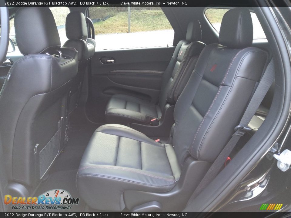 Rear Seat of 2022 Dodge Durango R/T Blacktop AWD Photo #13