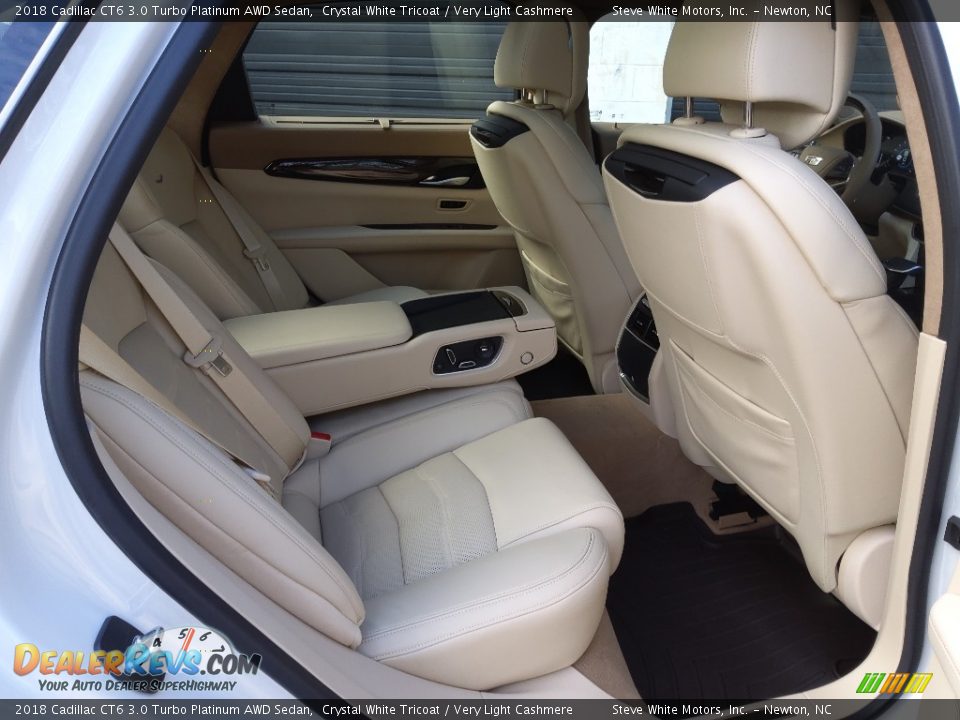 Rear Seat of 2018 Cadillac CT6 3.0 Turbo Platinum AWD Sedan Photo #19