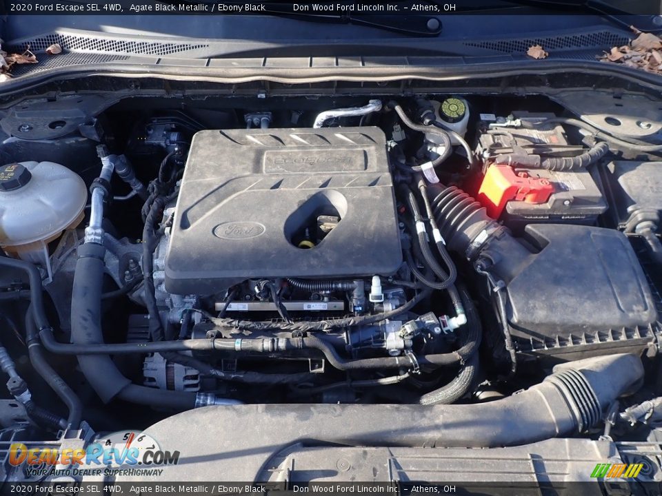 2020 Ford Escape SEL 4WD Agate Black Metallic / Ebony Black Photo #5