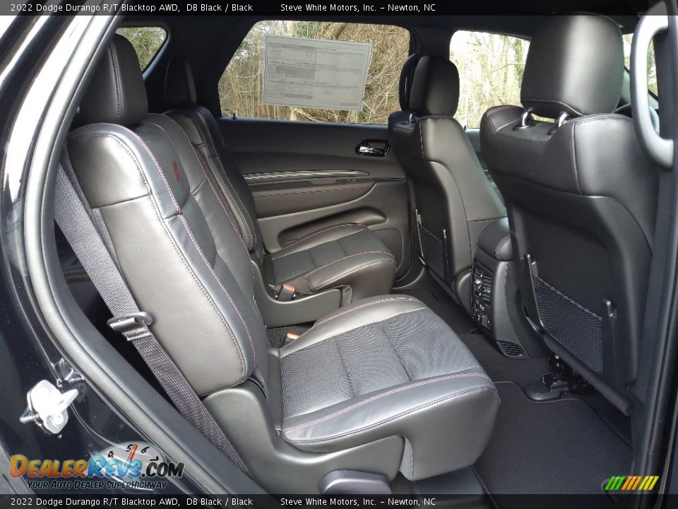 Rear Seat of 2022 Dodge Durango R/T Blacktop AWD Photo #18