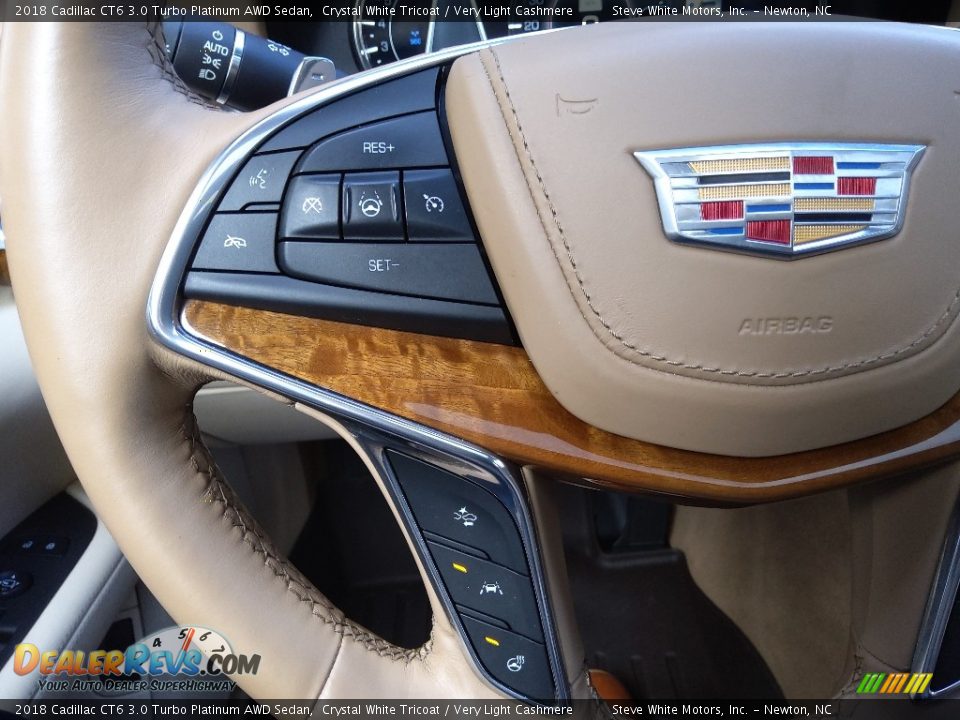 2018 Cadillac CT6 3.0 Turbo Platinum AWD Sedan Steering Wheel Photo #24