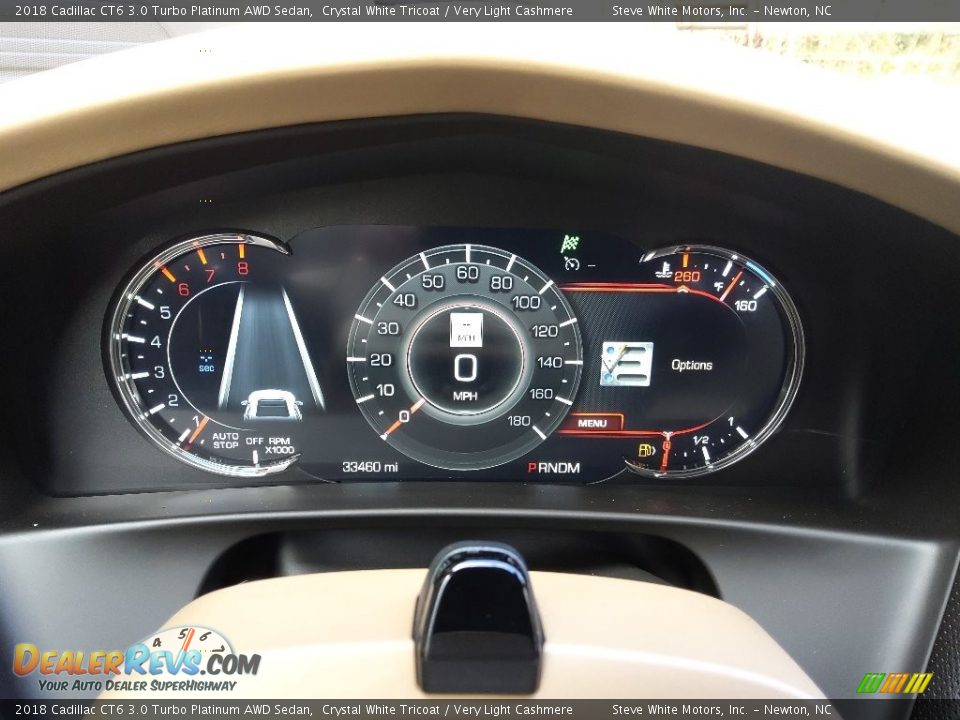 2018 Cadillac CT6 3.0 Turbo Platinum AWD Sedan Gauges Photo #26